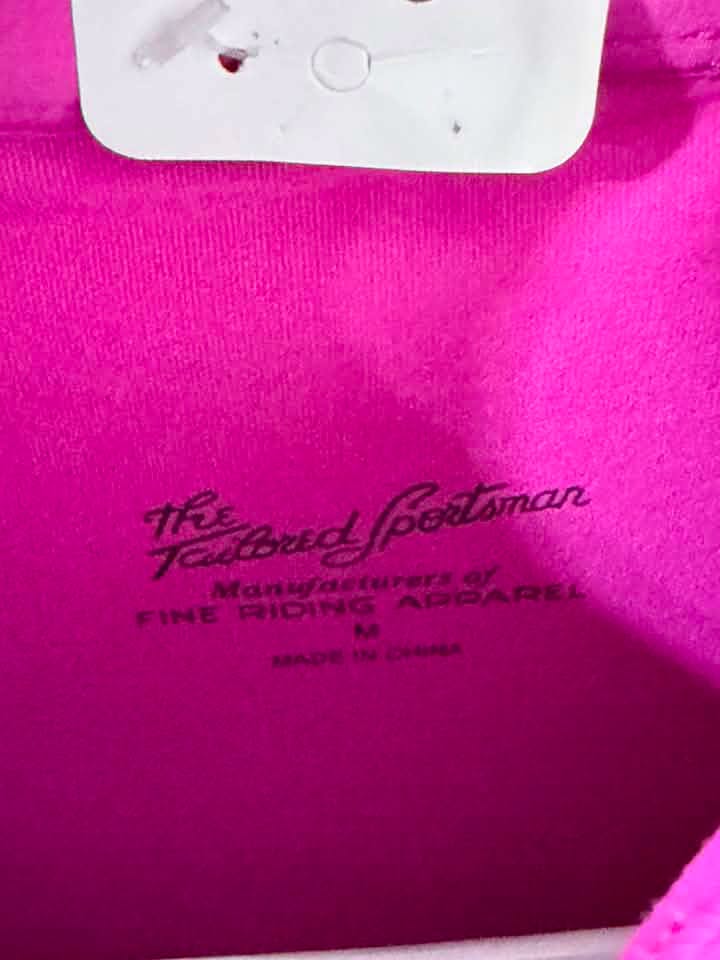 The Tailored Sportsman Women’s Short Sleeve Technical Riding Shirt – Magenta