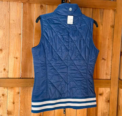 Noel Asmar Women’s Quilted Puffer Riding Vest – Blue