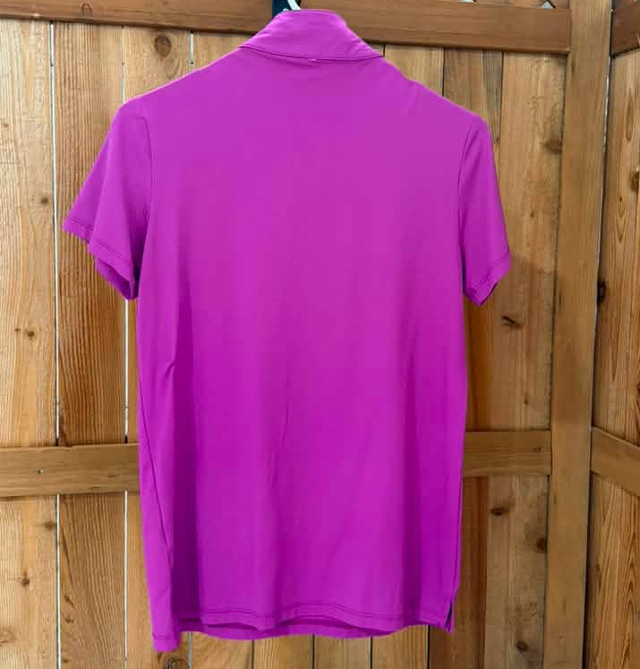 The Tailored Sportsman Women’s Short Sleeve Technical Riding Shirt – Magenta