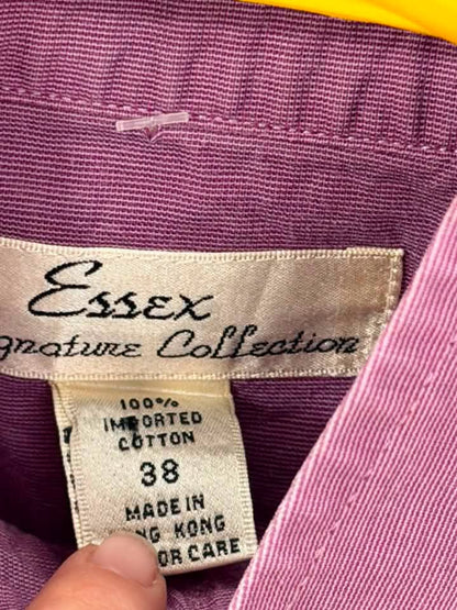 Essex Classics Signature Collection Women’s Show Shirt w/ 2 Collars – Lavender