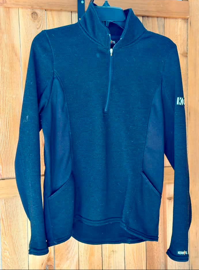 Kerrits Women’s Fleece Half-Zip Riding Pullover – Black