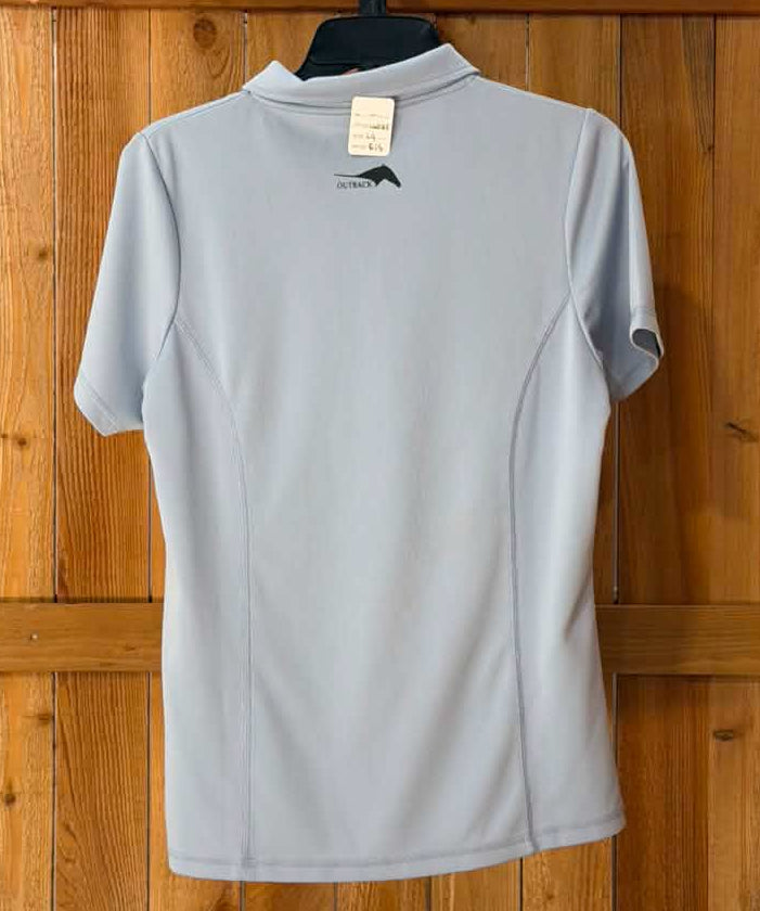 Outback Performance Women’s Athletic Polo – Light Blue – Size Large