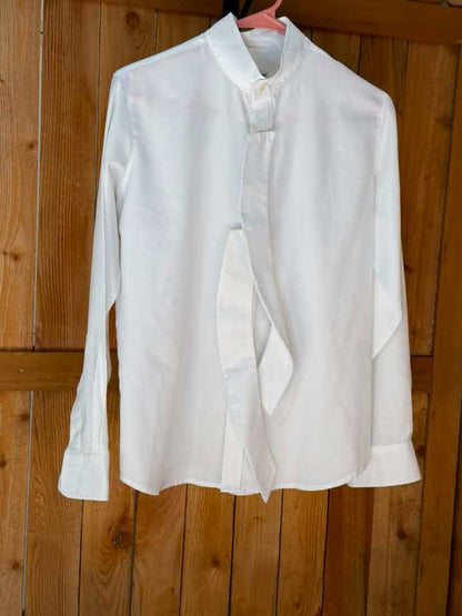 The Tailored Sportsman Women’s Lightweight Show Shirt – White – Includes 2 Extra Collars
