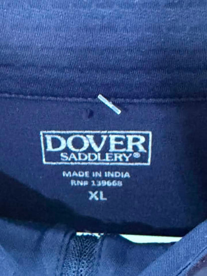 Dover Saddlery USA 2023 Horsemanship Training Team Coolmax 1/4 Zip Riding Shirt – XL – Navy Blue
