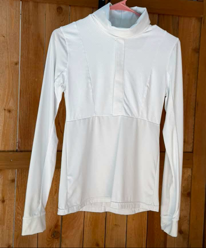 Solid Citizen Equestrian Women’s Athletic Show Shirt – White