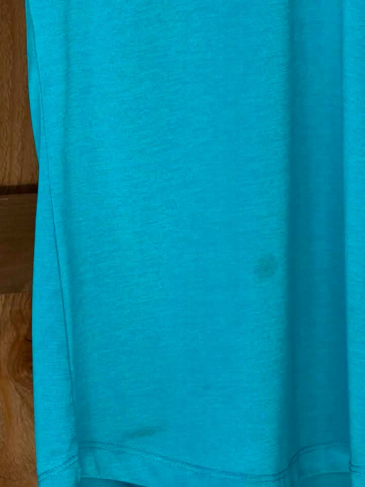 Port Authority Women’s Athletic Fabric Polo – Turquoise/Aqua – Embroidered Farm Logo
