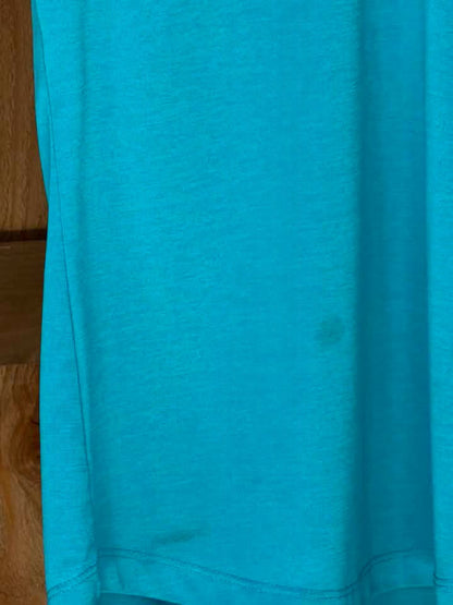 Port Authority Women’s Athletic Fabric Polo – Turquoise/Aqua – Embroidered Farm Logo