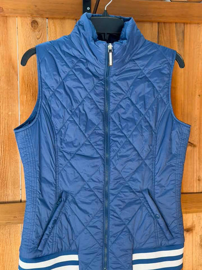 Noel Asmar Women’s Quilted Puffer Riding Vest – Blue