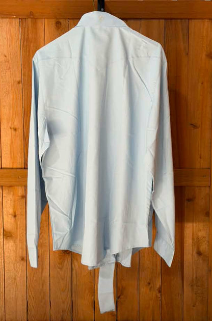 The Wellington Collection Long Sleeve Show Shirt – Light Blue – Size 54 (Large/XL) – NWT – Includes 2 Collars