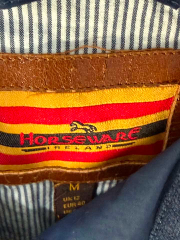 Horseware Ireland Women’s Equestrian Bomber Jacket – Navy