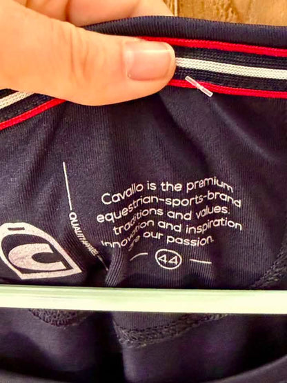 Cavallo “Keep Riding Keep Loving Keep Smiling” Equestrian Tee – Size 44 / Large