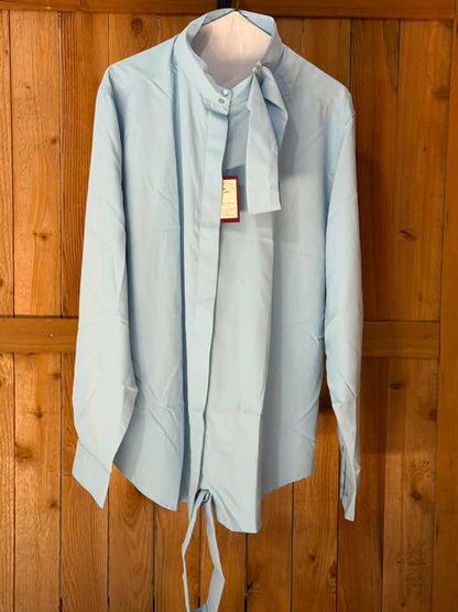 The Wellington Collection Long Sleeve Show Shirt – Light Blue – Size 54 (Large/XL) – NWT – Includes 2 Collars