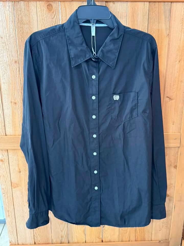 Cinch Women’s Black Button-Up Western Shirt – XXL