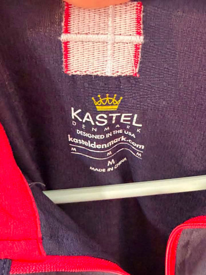 Kastel Denmark Women’s Full-Zip Performance Riding Jacket – Navy/Red