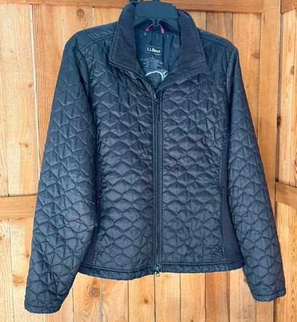 L.L. Bean Women’s Quilted Riding Jacket – Black