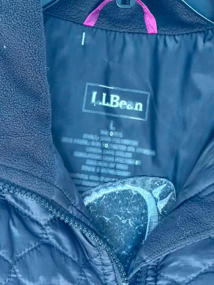 L.L. Bean Women’s Quilted Riding Jacket – Black