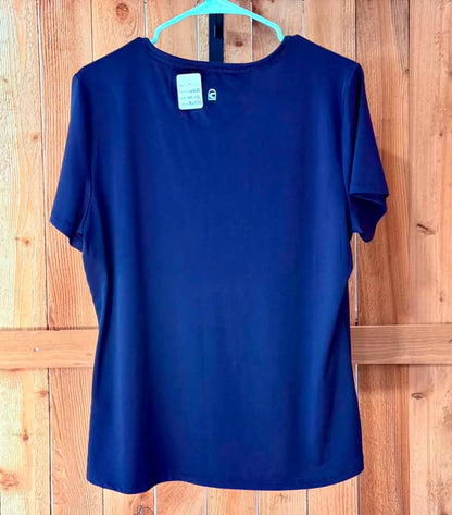 Cavallo “Keep Riding Keep Loving Keep Smiling” Equestrian Tee – Size 44 / Large