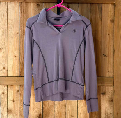 Ariat Women’s Long Sleeve Riding Top – Lavender