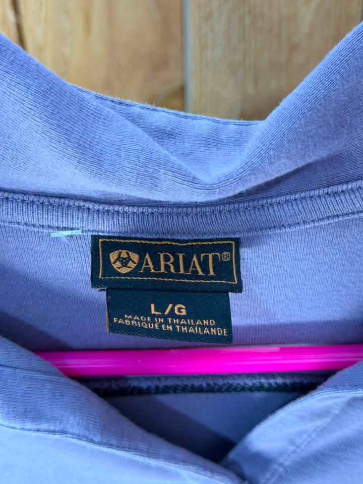 Ariat Women’s Long Sleeve Riding Top – Lavender