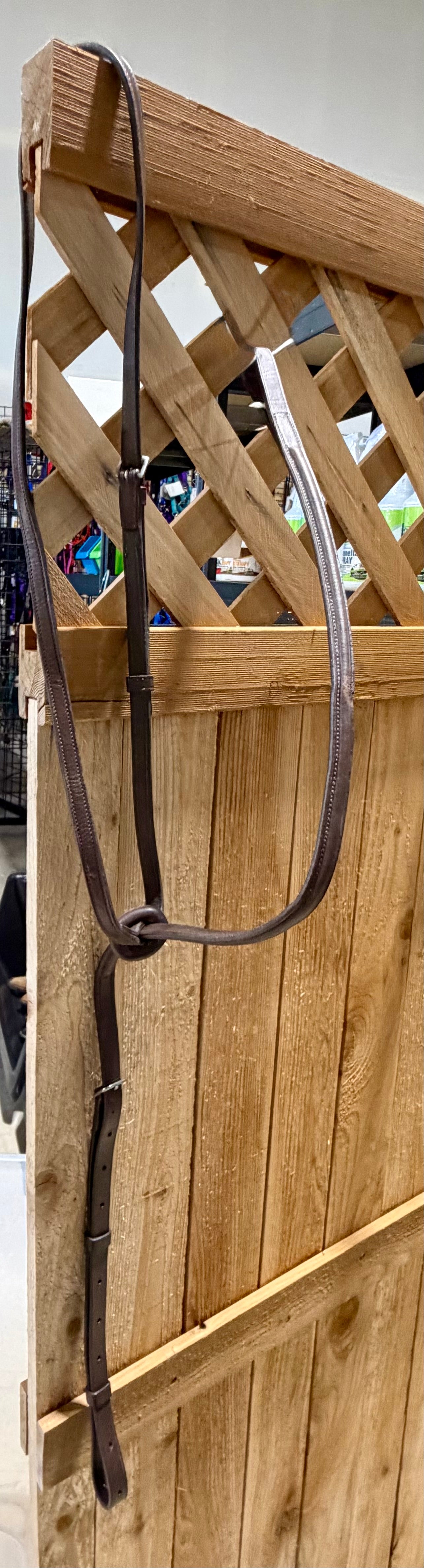 Used Havana Leather Standing Martingale