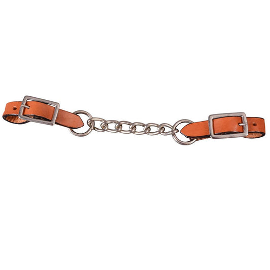 Harness Leather Curb Chain