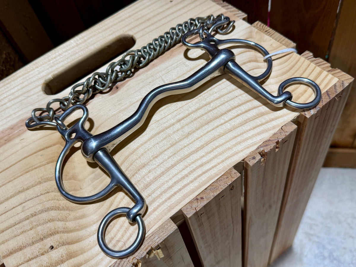 Used Low Port Pelham Bit • 5” Mouth