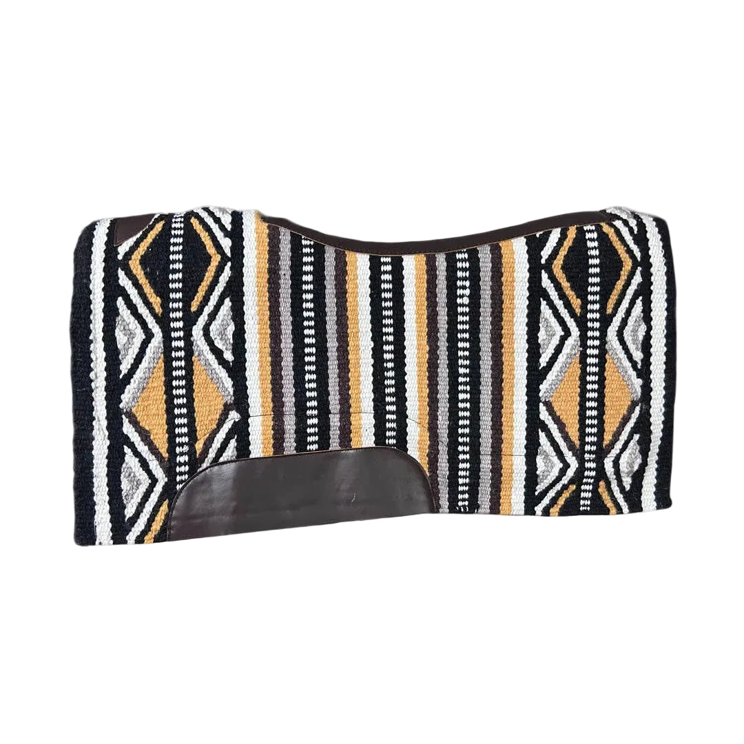 Woven Blanket Top Western Saddle Pad – 34” x 36” – Autumn Collection