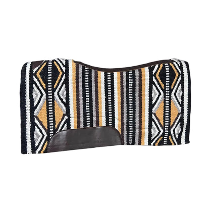 Woven Blanket Top Western Saddle Pad – 34” x 36” – Autumn Collection