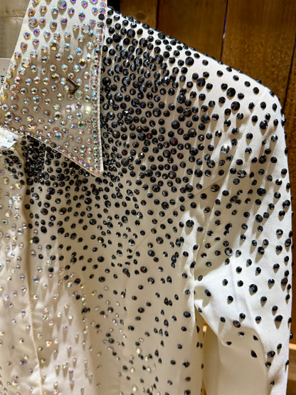 Used Custom White Show Jacket • Ladies Small
