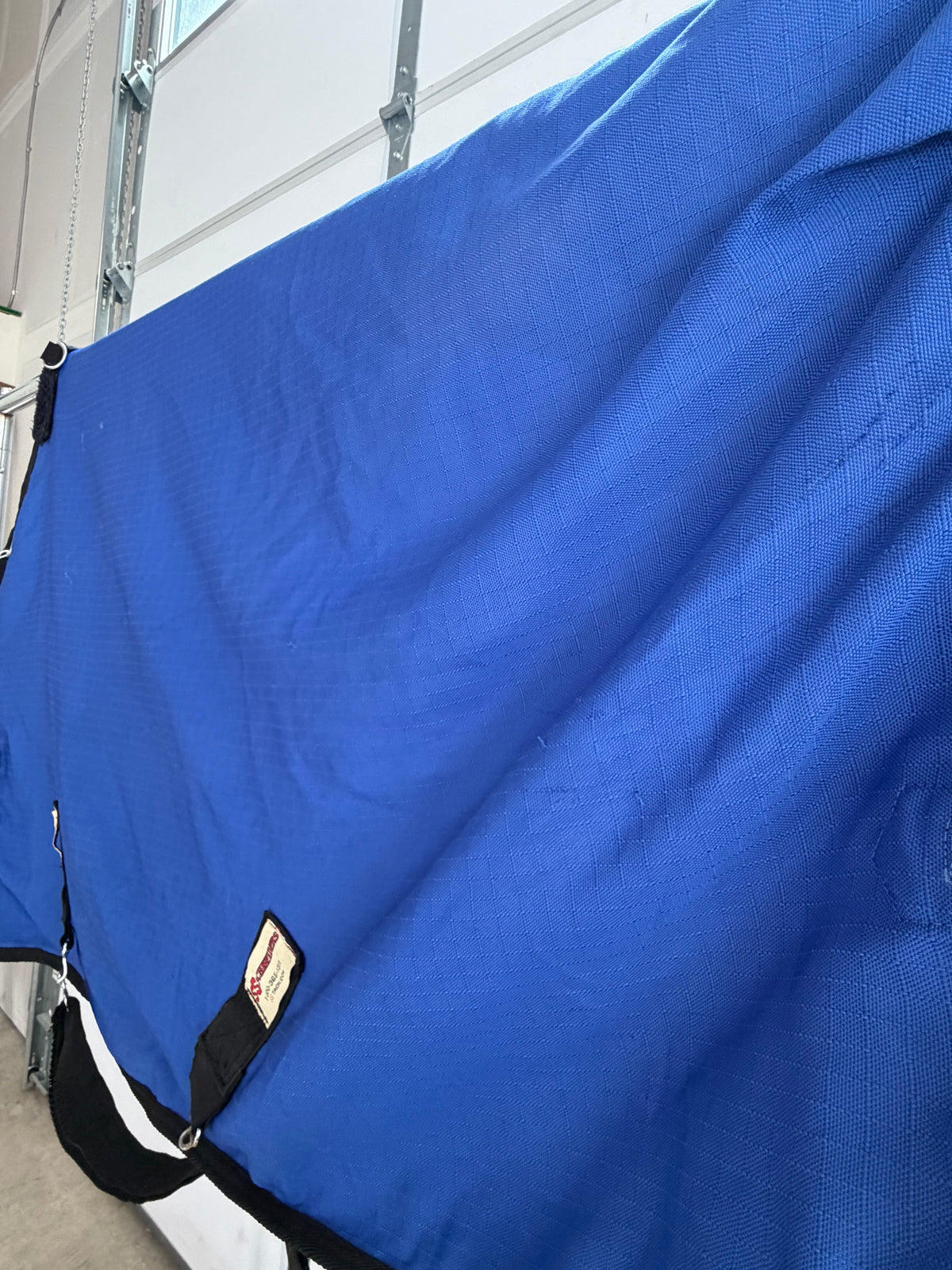 Used Schneiders Dura-Tech Turnout Sheet – 60” – Royal Blues