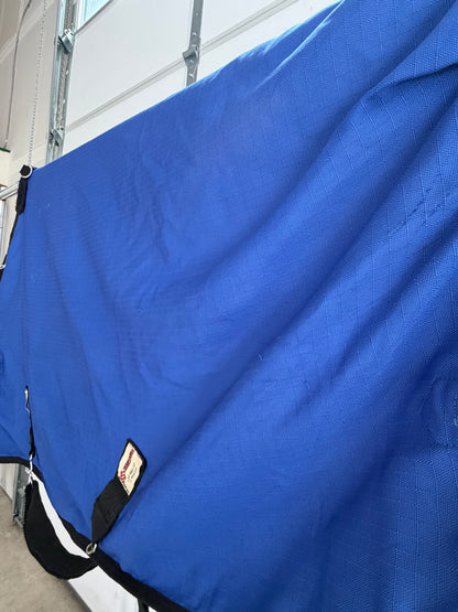 Used Schneiders Dura-Tech Turnout Sheet – 60” – Royal Blues
