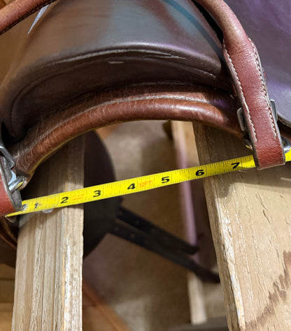 Ansur Saddlery “Classic” Treeless English Saddle – 18” Seat, Wide Fit
