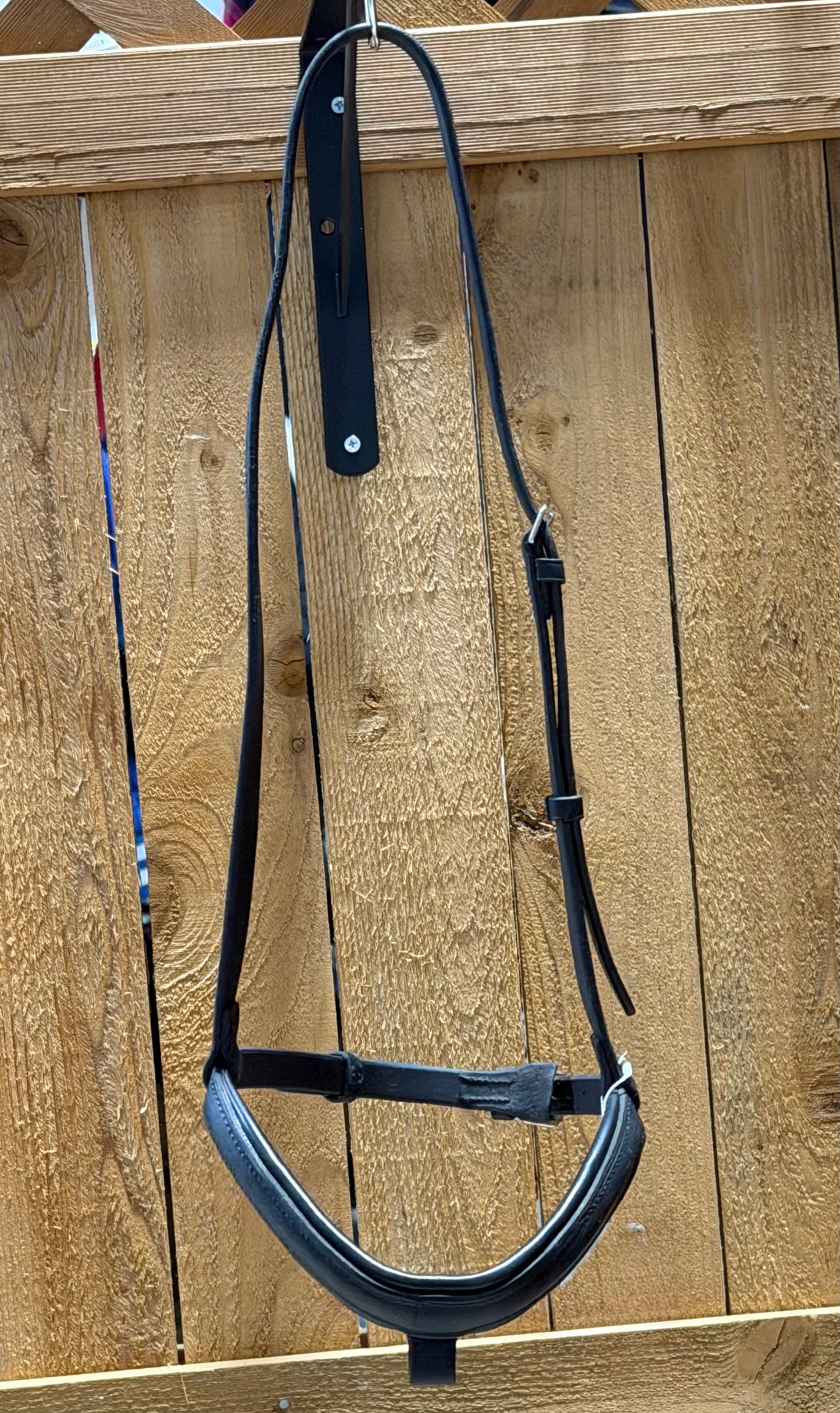 Used Crosby Black / Dark Brown Leather Cavesson Replacement