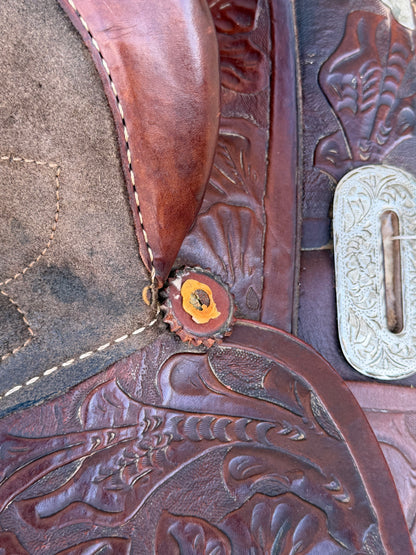 Used Royal King Youth Western Saddle – 13” Seat – Approx. 7” Gullet