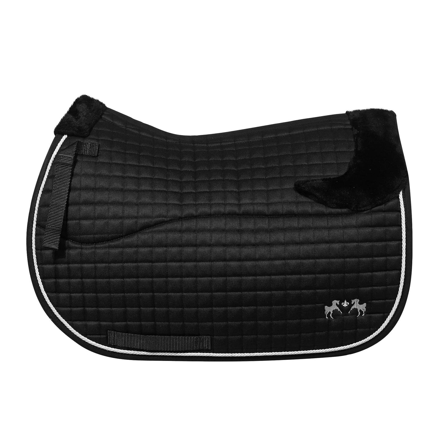 Couture Regal Saddle Pad with White Sherpa Fleece & CoolMax® Linings