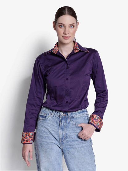 Ladies Hidden Zip Show Top – Women’s Show Shirt