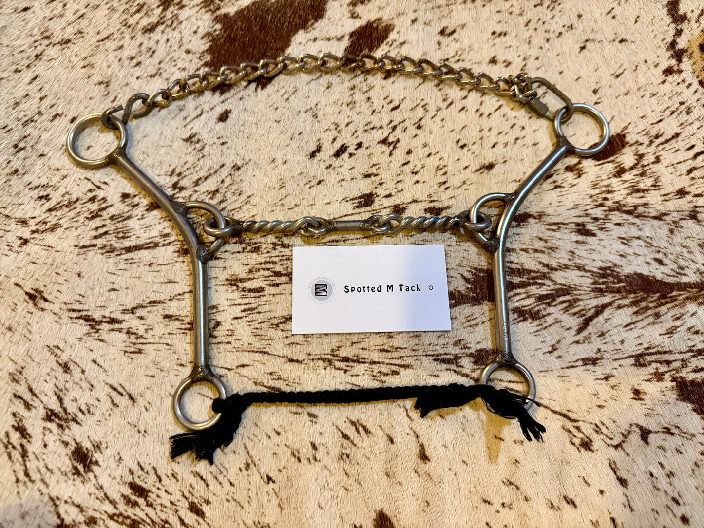 Used BB Double Broken Dog Bone Gag Bit – 5.5” Mouth