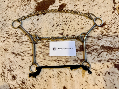 Used BB Double Broken Dog Bone Gag Bit – 5.5” Mouth