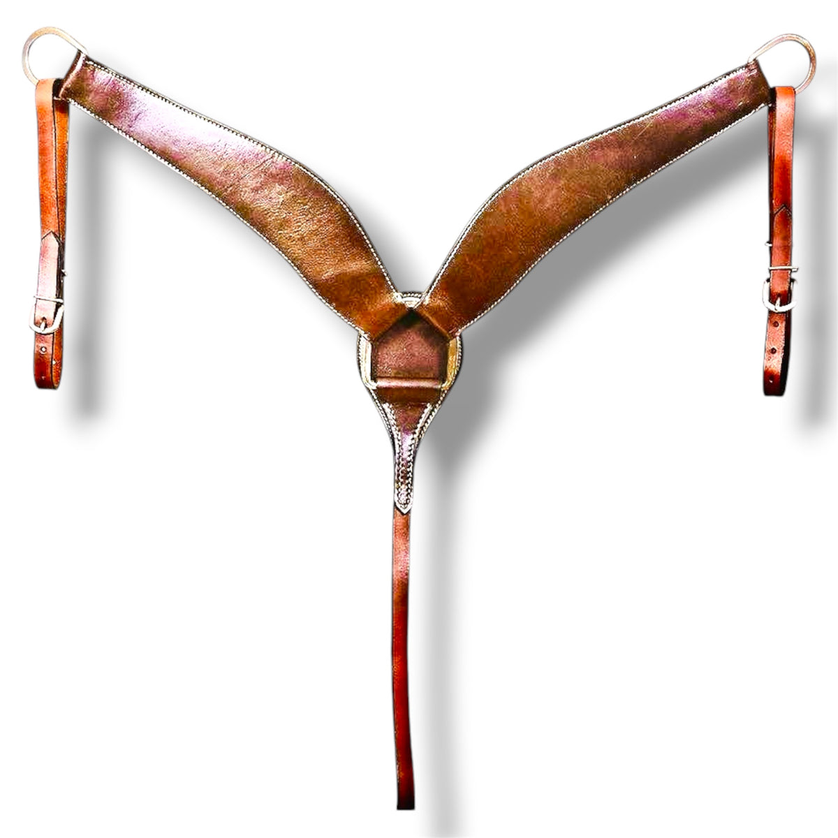 Plain Medium-Oil Leather Breastcollar