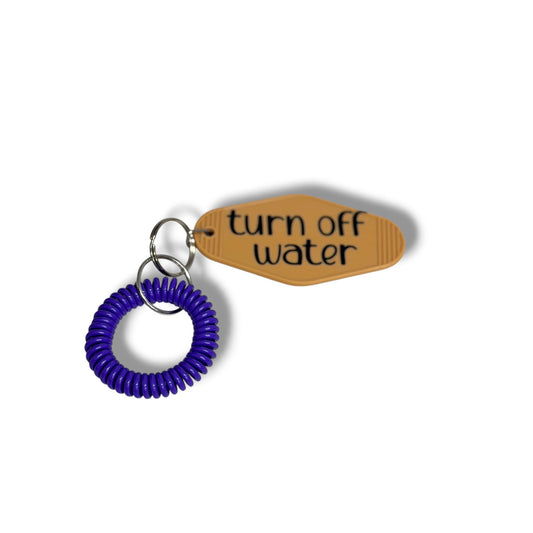 Turn Off Water Reminder Wristlet