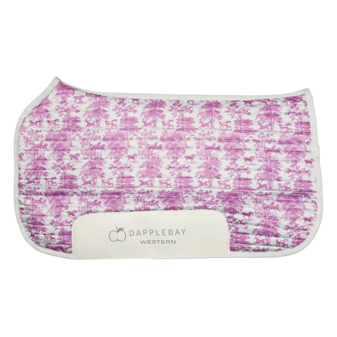 Dapplebay Toile Western Saddle Pad