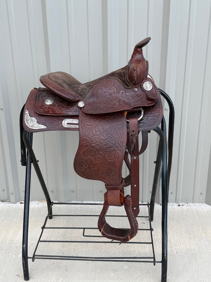 Used Royal King Youth Western Saddle – 13” Seat – Approx. 7” Gullet