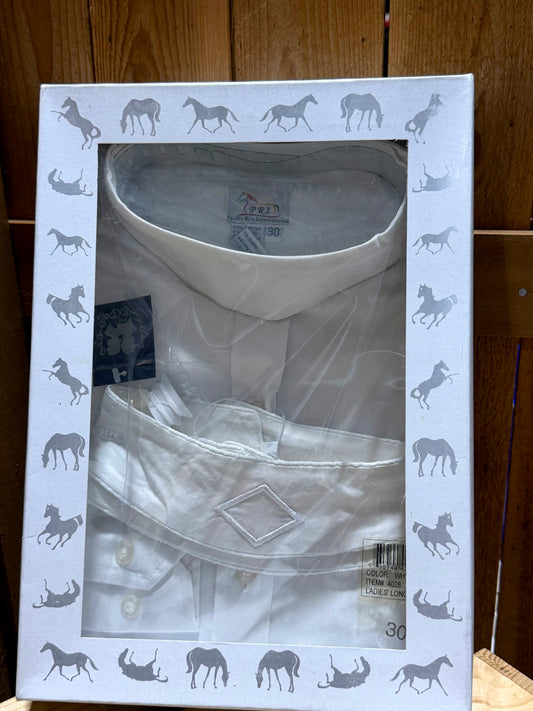NEW IN PACKAGE • PRI English Show Shirt with Collars • Size 30 / XS