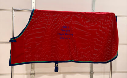 New Award Logo Mesh Horse Sheet – 74” – Red