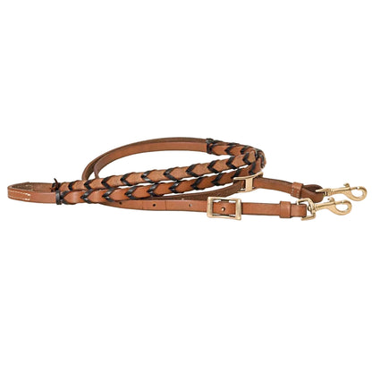 8’ Leather Laced Roping Reins