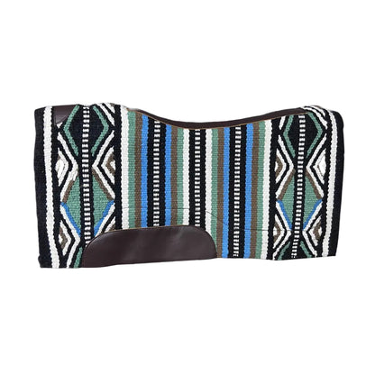 Woven Blanket Top Western Saddle Pad – 34” x 36” – Autumn Collection