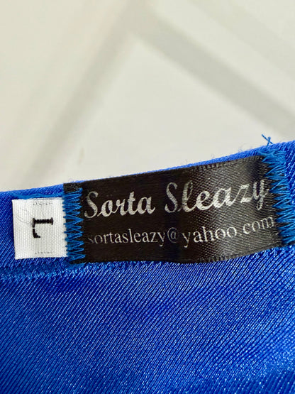Sorta Sleazy Lycra Blanket – Large (78–80”) – Royal Blue & Black