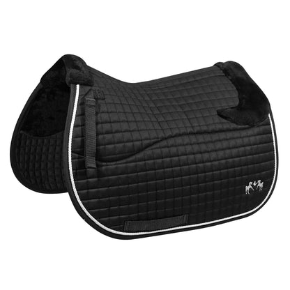 Couture Regal Saddle Pad with White Sherpa Fleece & CoolMax® Linings