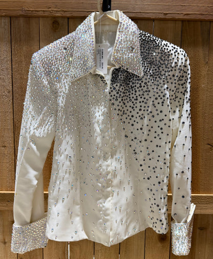 Used Custom White Show Jacket • Ladies Small