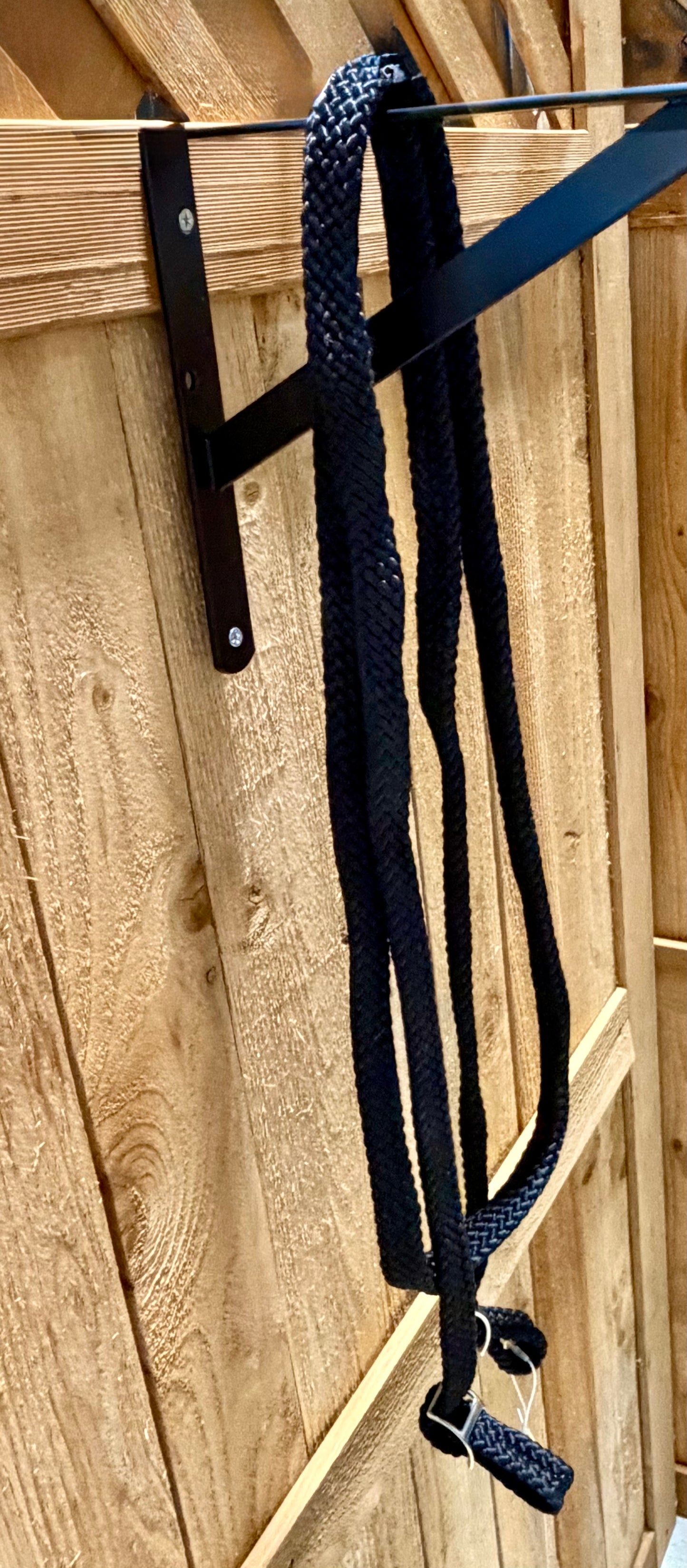 Lightly Used Black Braided Gaming Reins